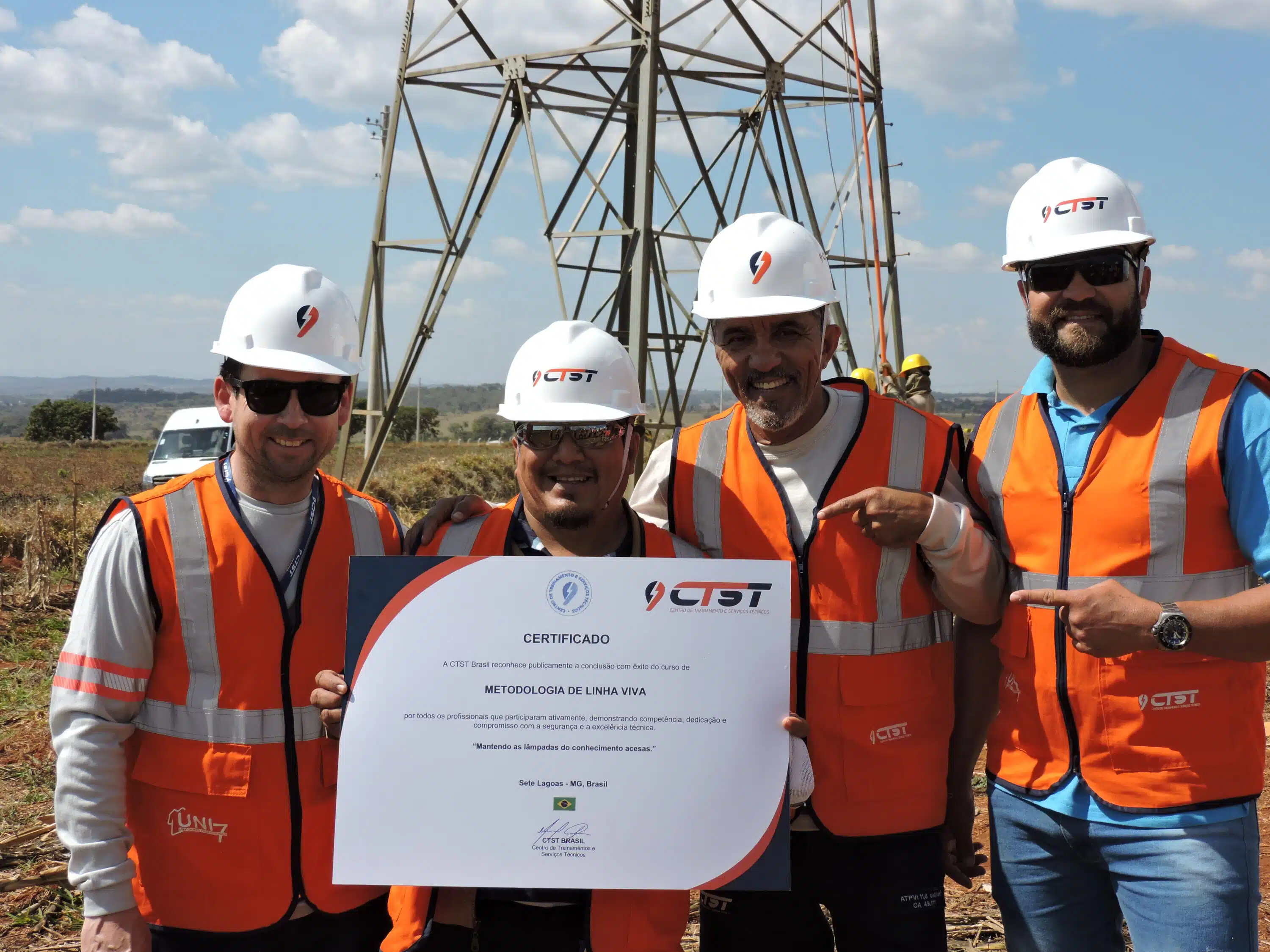 Curso de Metodologia de Linha Viva em Linhas de Transmissão